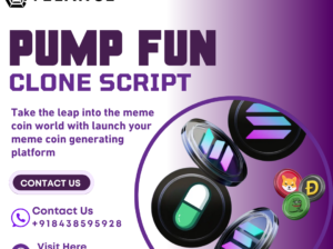 Pump Fun Clone Script development Company